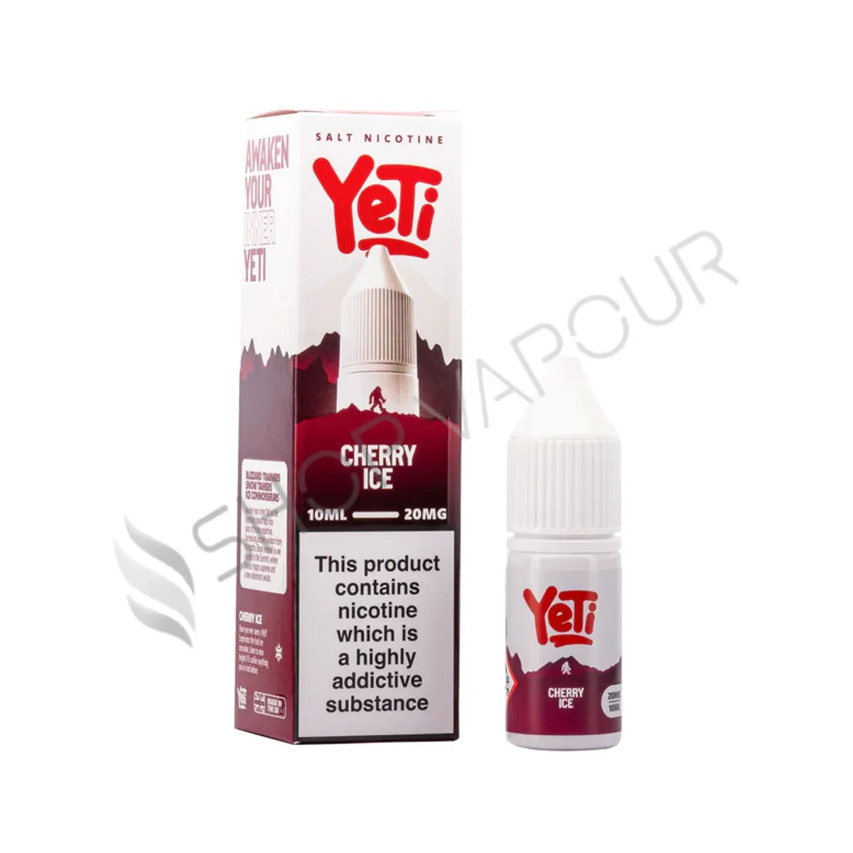 Cherry Ice Nic Salt E-Liquid by Yeti