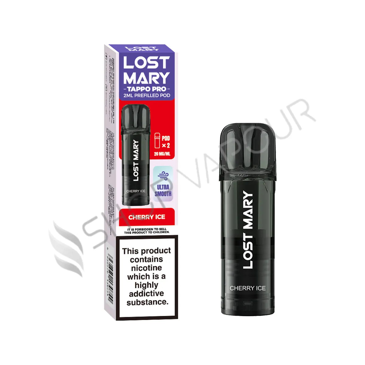 Cherry Ice Tappo Pro Prefilled Pods by Lost Mary