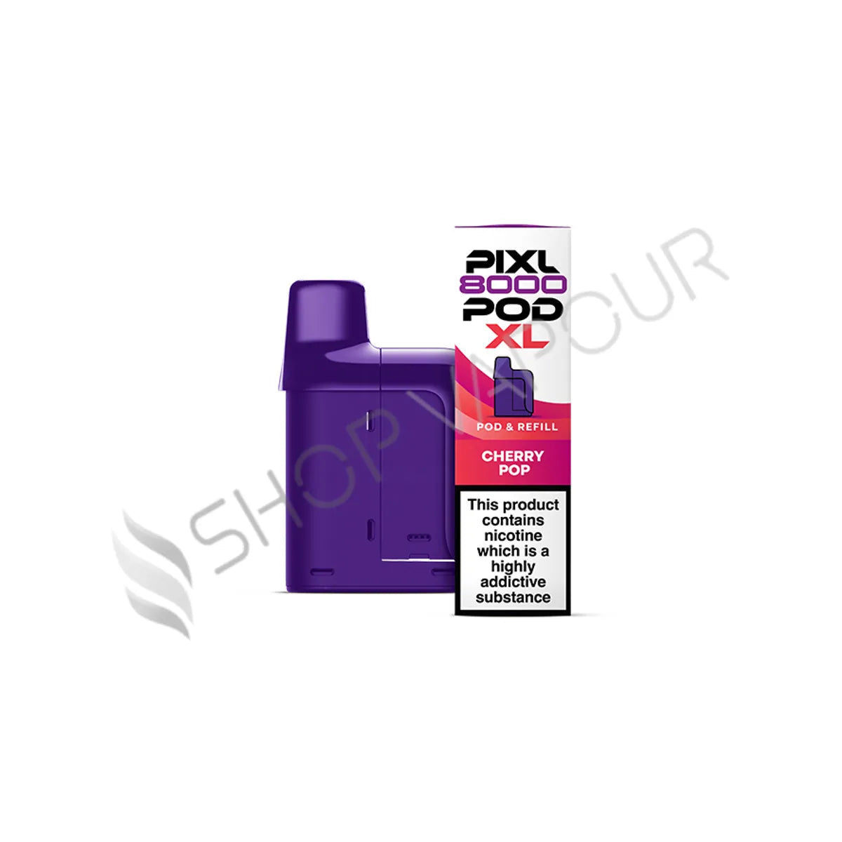 Cherry Pop Pixl 8000 Prefilled Pod & Refill by Pixl