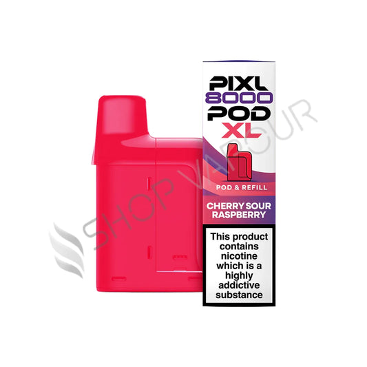 Cherry Sour Raspberry Pixl 8000 Prefilled Pod & Refill by Pixl