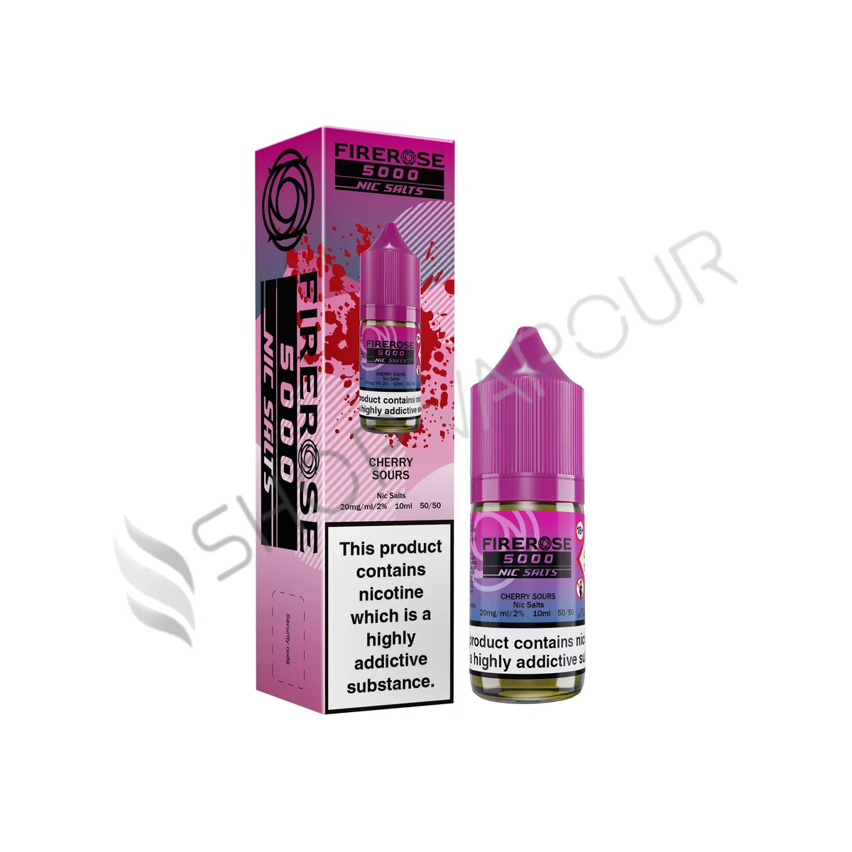 Cherry Sours Nic Salt E-Liquid by Elux Firerose 5000