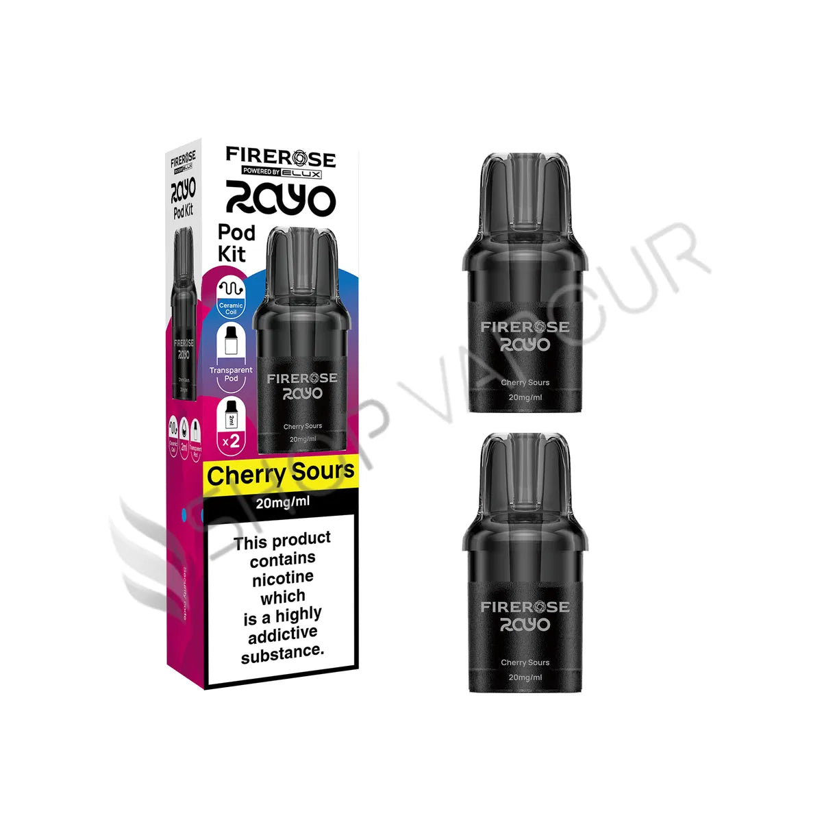 Cherry Sours Rayo 600 Prefilled Pods by Firerose