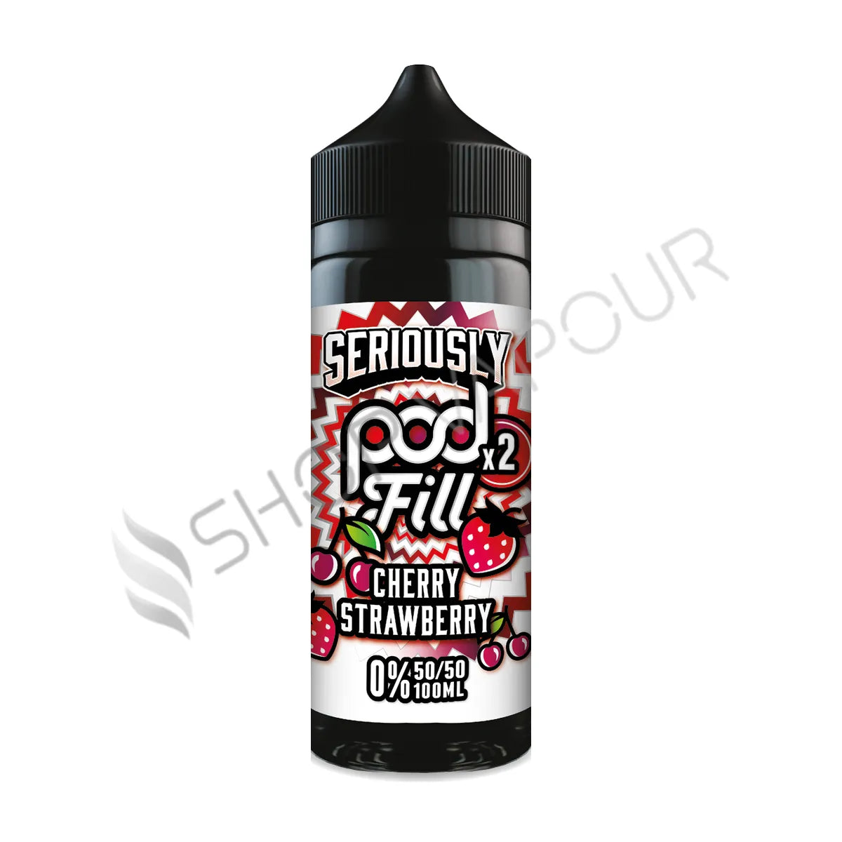 Cherry Strawberry 100ml Shortfill E-Liquid by Seriously Pod Fill X2