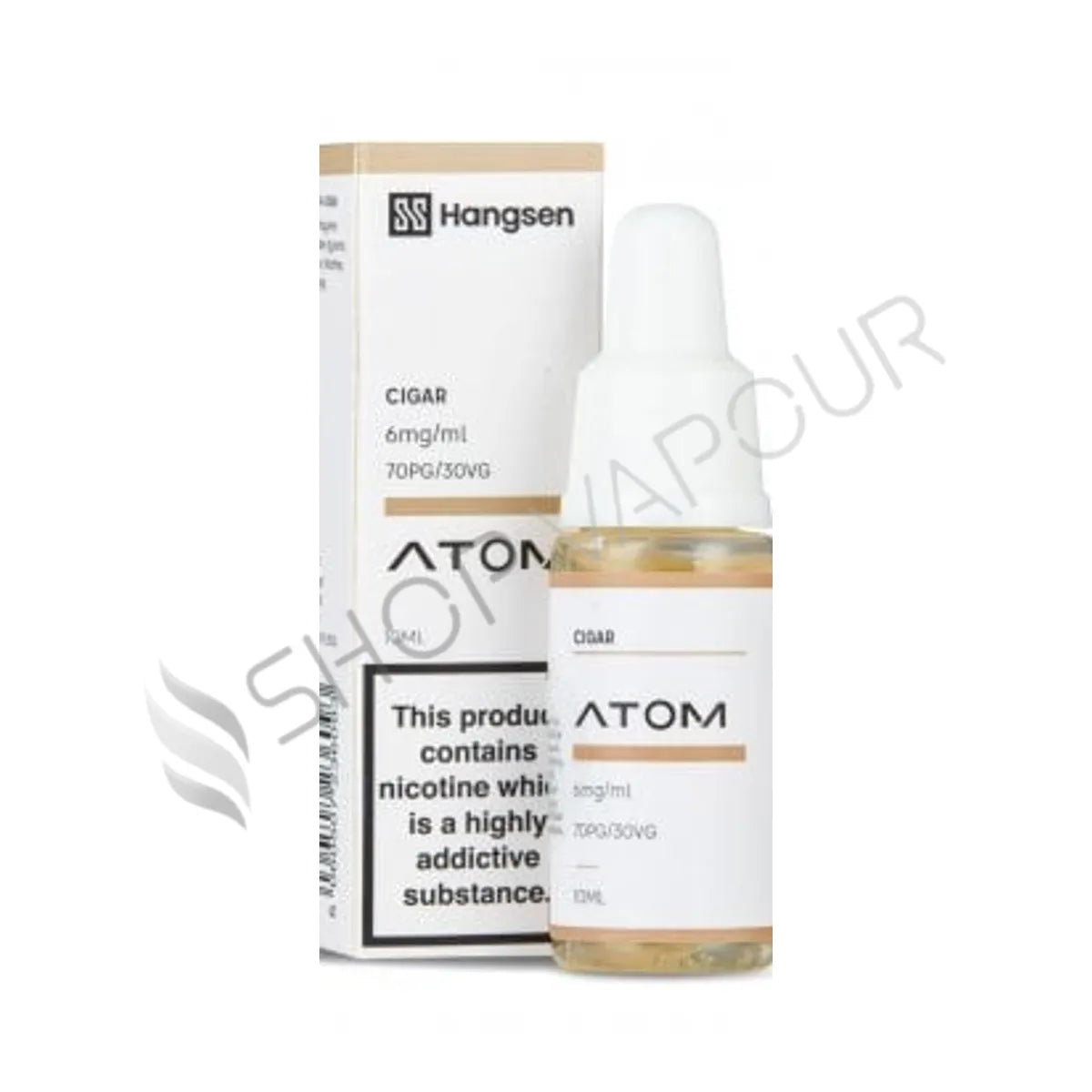 Cigar 10ml E-Liquid by Hangsen Atom