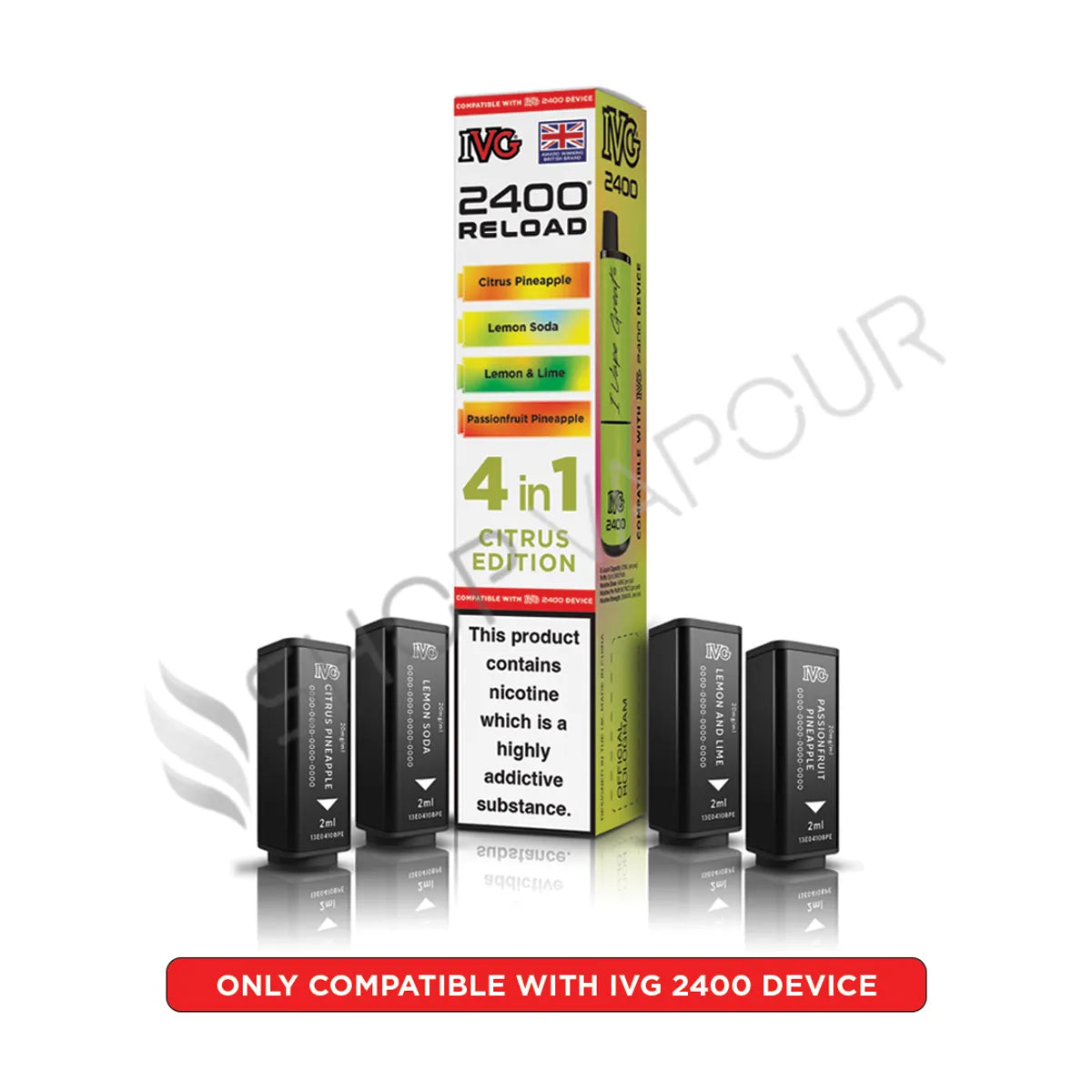 Citrus Edition Reload Prefilled Pods by IVG 2400