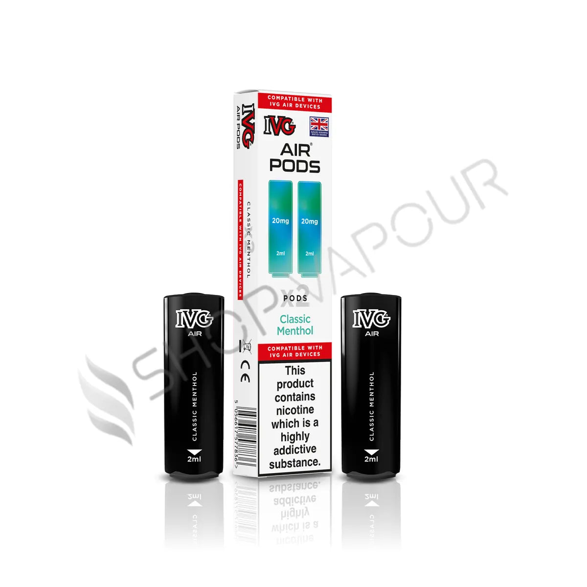 Classic Menthol Prefilled Pods by IVG Air