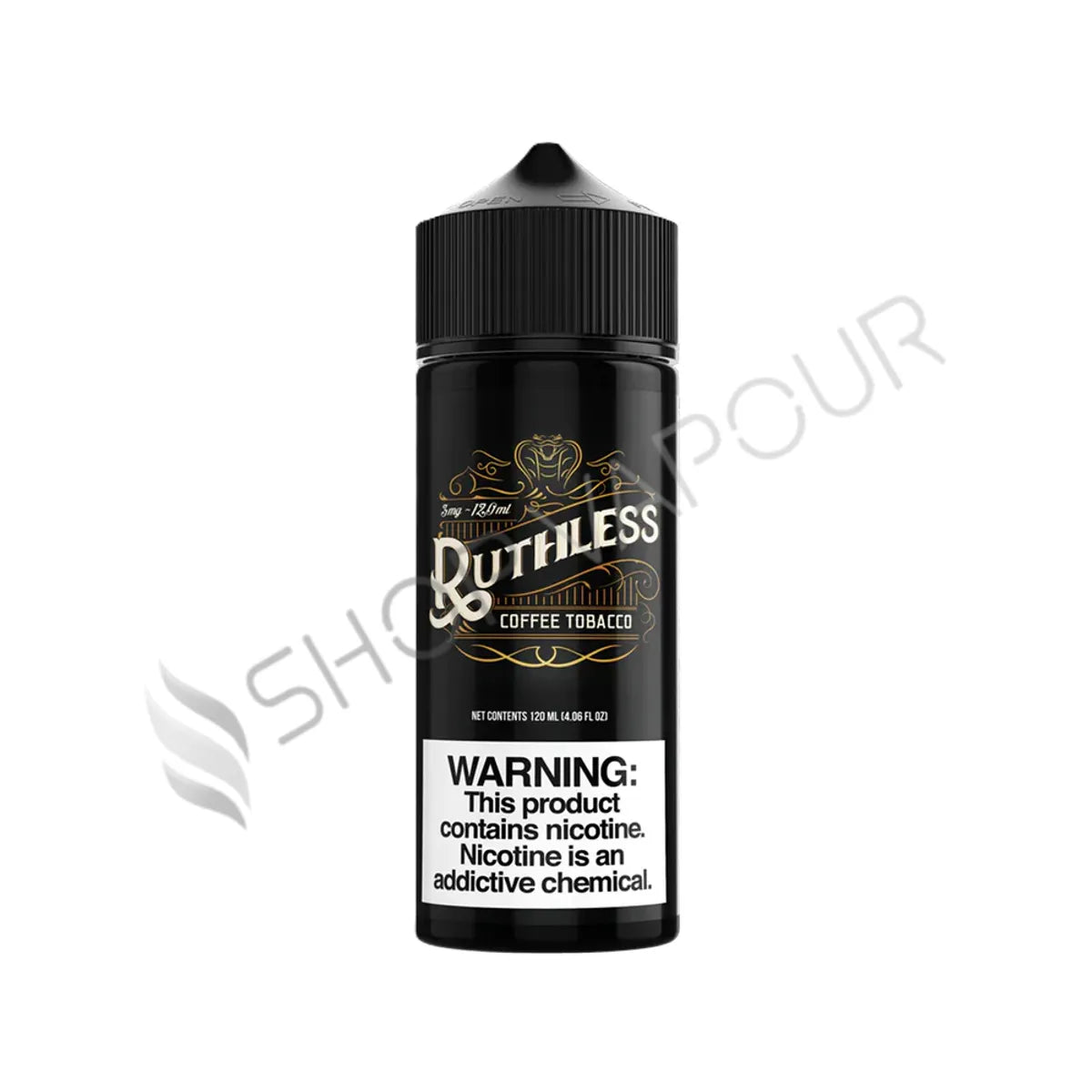 Coffee Tobacco 100ml Shortfill E-Liquid by Ruthless