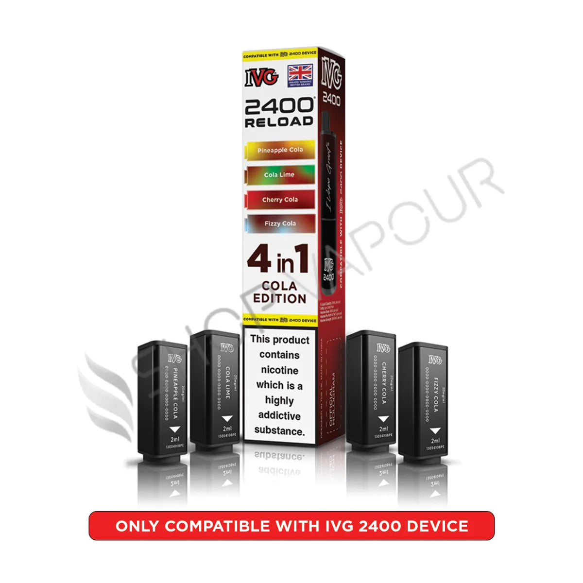 Cola Edition Reload Prefilled Pods by IVG 2400