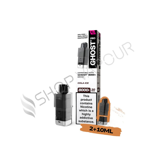 Cola Ice Pro 8000+ Prefilled Pod & Refill by Ghost