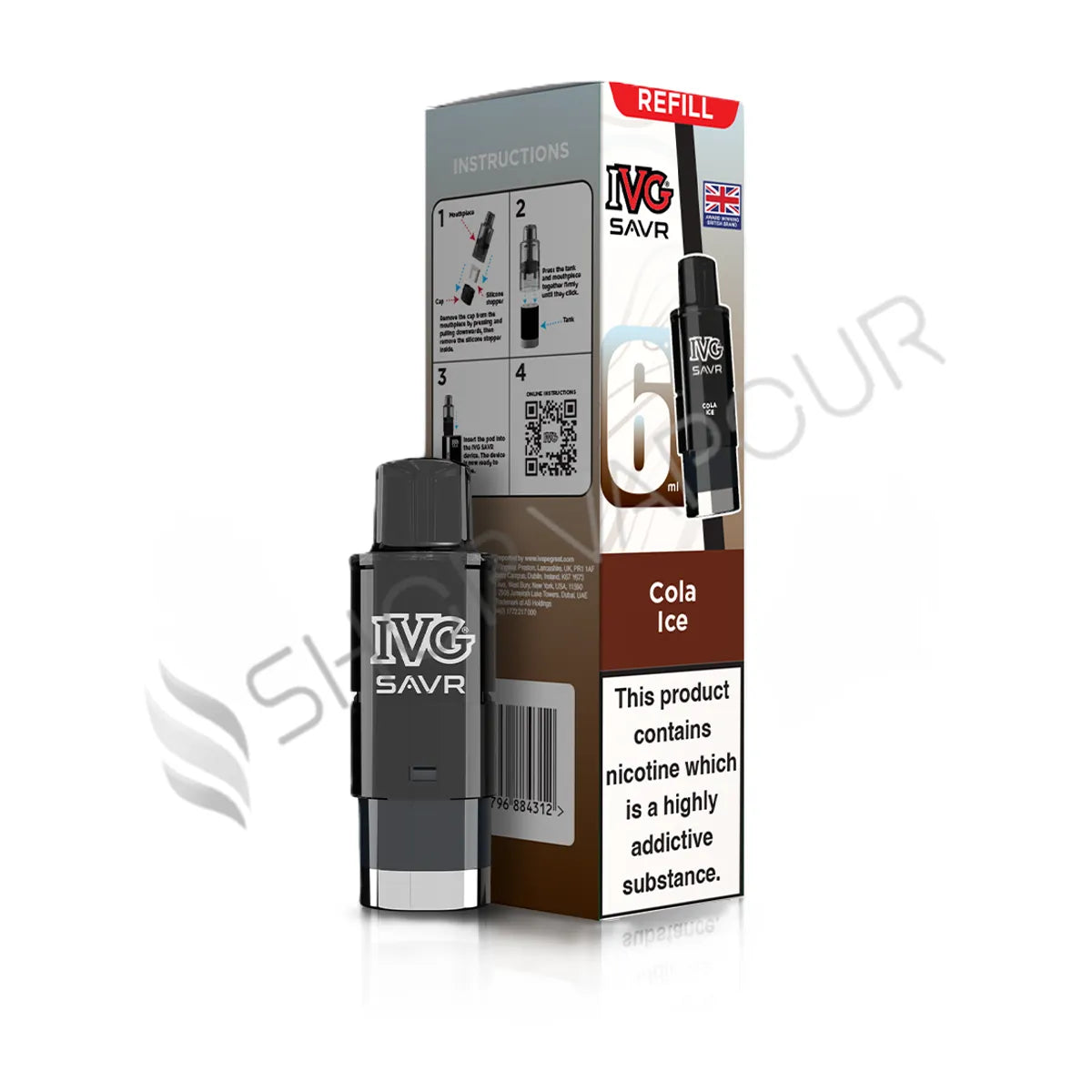 Cola Ice SAVR Prefilled Pod & Refill by IVG