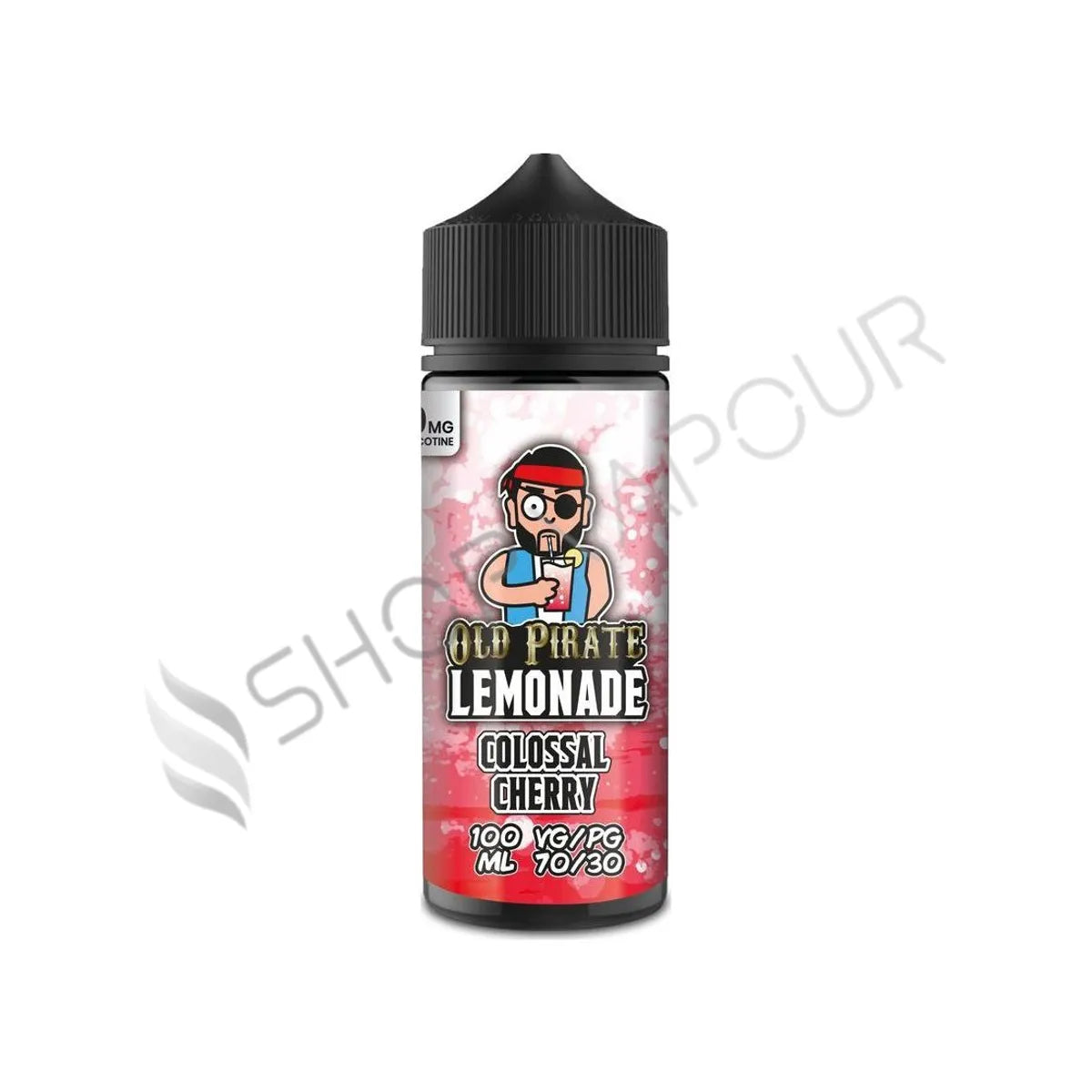 Colossal Cherry 100ml Shortfill E-Liquid by Old Pirate Lemonade