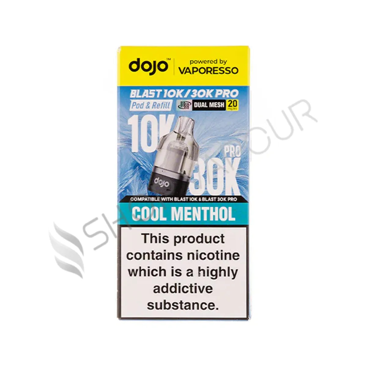 Cool Menthol Dojo Blast 30K Pro Prefilled Pod & Refill by Vaporesso