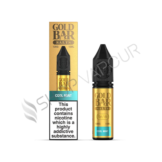 Cool Mint Nic Salt E-Liquid by Gold Bar Salts
