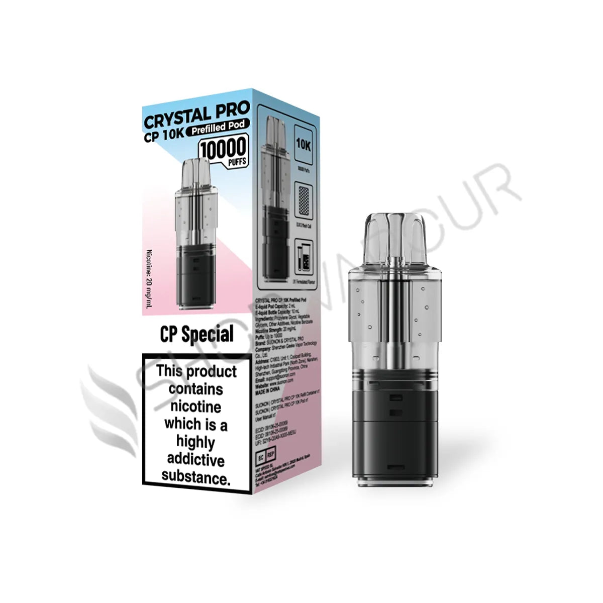 CP Special CP 10K Prefilled Pod & Refill by Crystal Pro