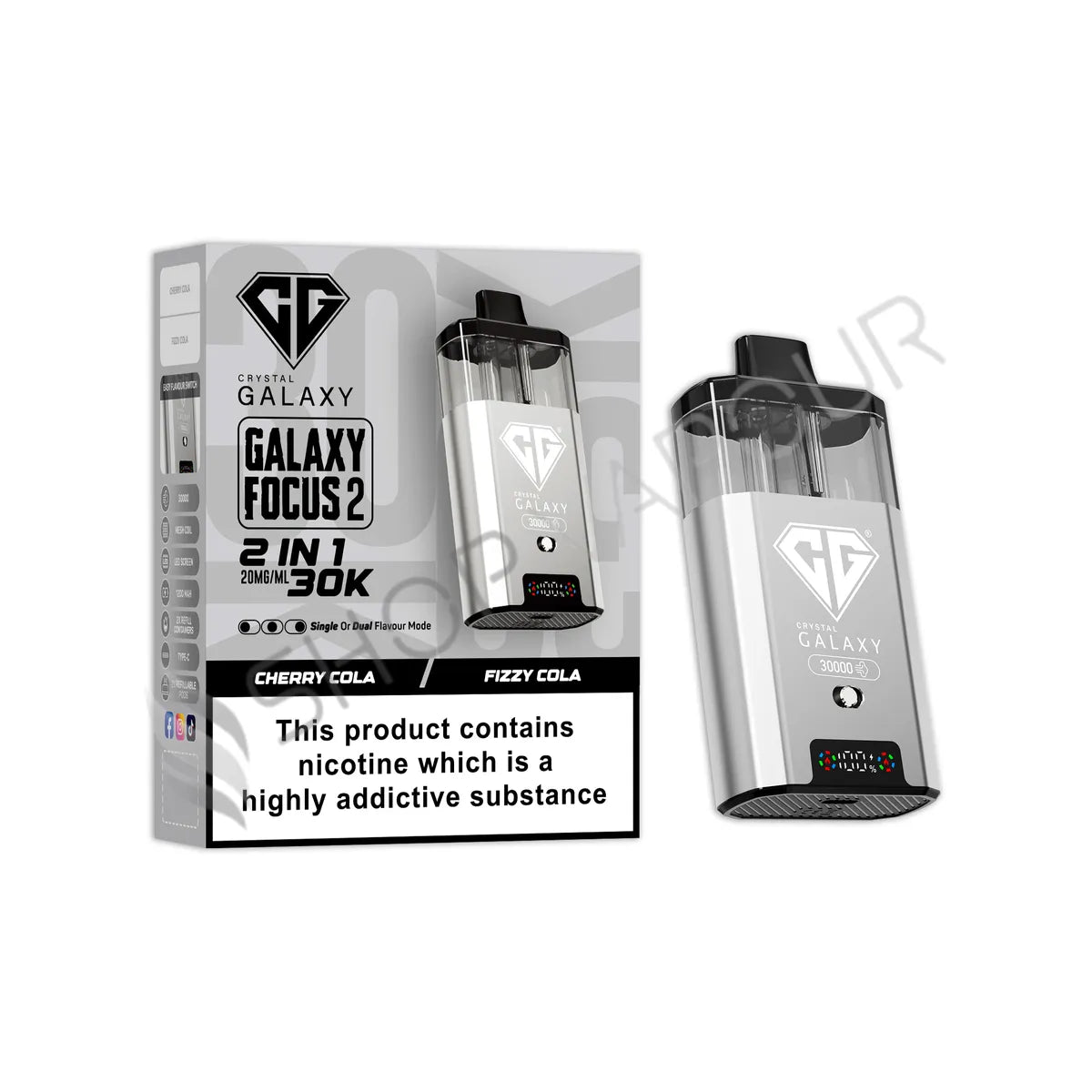 Crystal Galaxy Focus 2 30K Prefilled Pod Kit - Cherry Cola Fizzy Cola