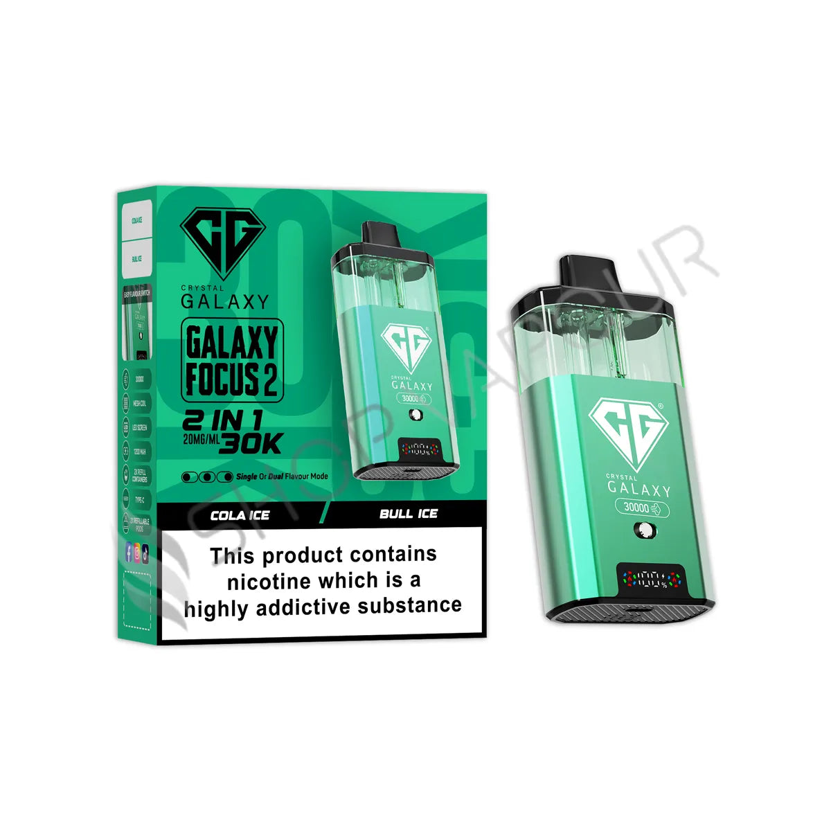 Crystal Galaxy Focus 2 30K Prefilled Pod Kit - Cola Ice Bull Ice