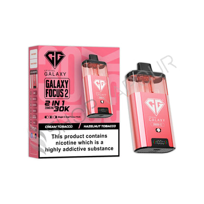 Crystal Galaxy Focus 2 30K Prefilled Pod Kit - Cream Tobacco Hazelnut Tobacco