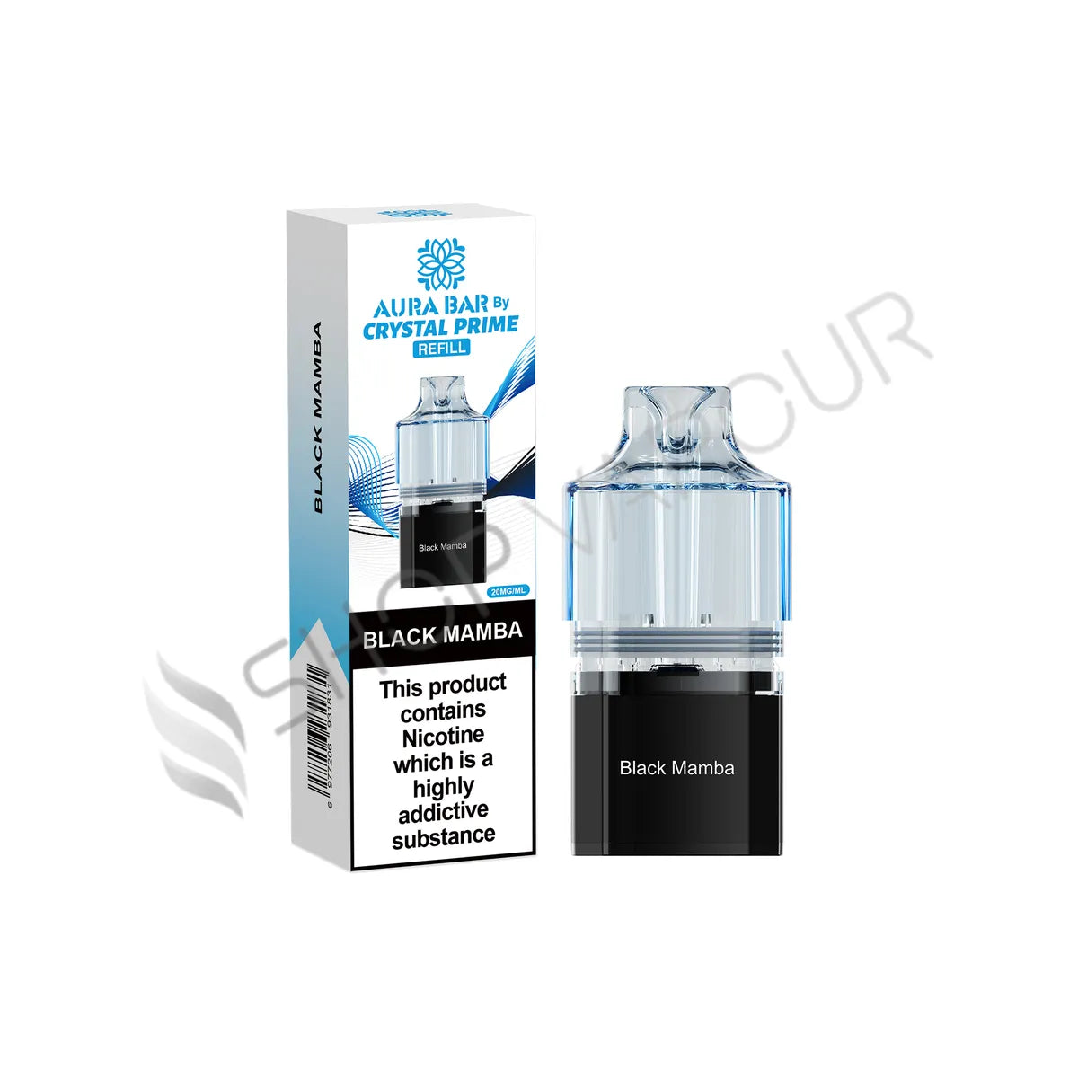 Black Mamba Aura Bar 10K Prefilled Pod & Refill by Crystal Prime