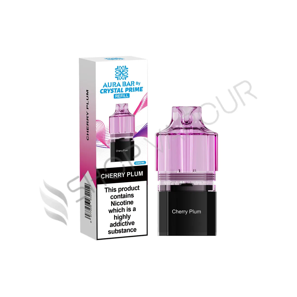 Cherry Plum Aura Bar 10K Prefilled Pod & Refill by Crystal Prime