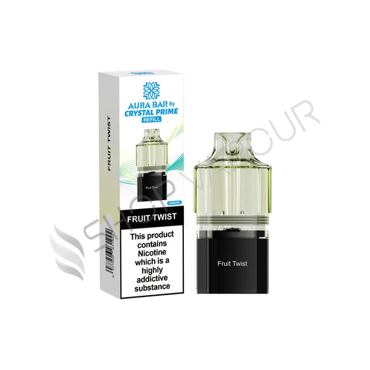Fruit Twist Aura Bar 10K Prefilled Pod & Refill by Crystal Prime