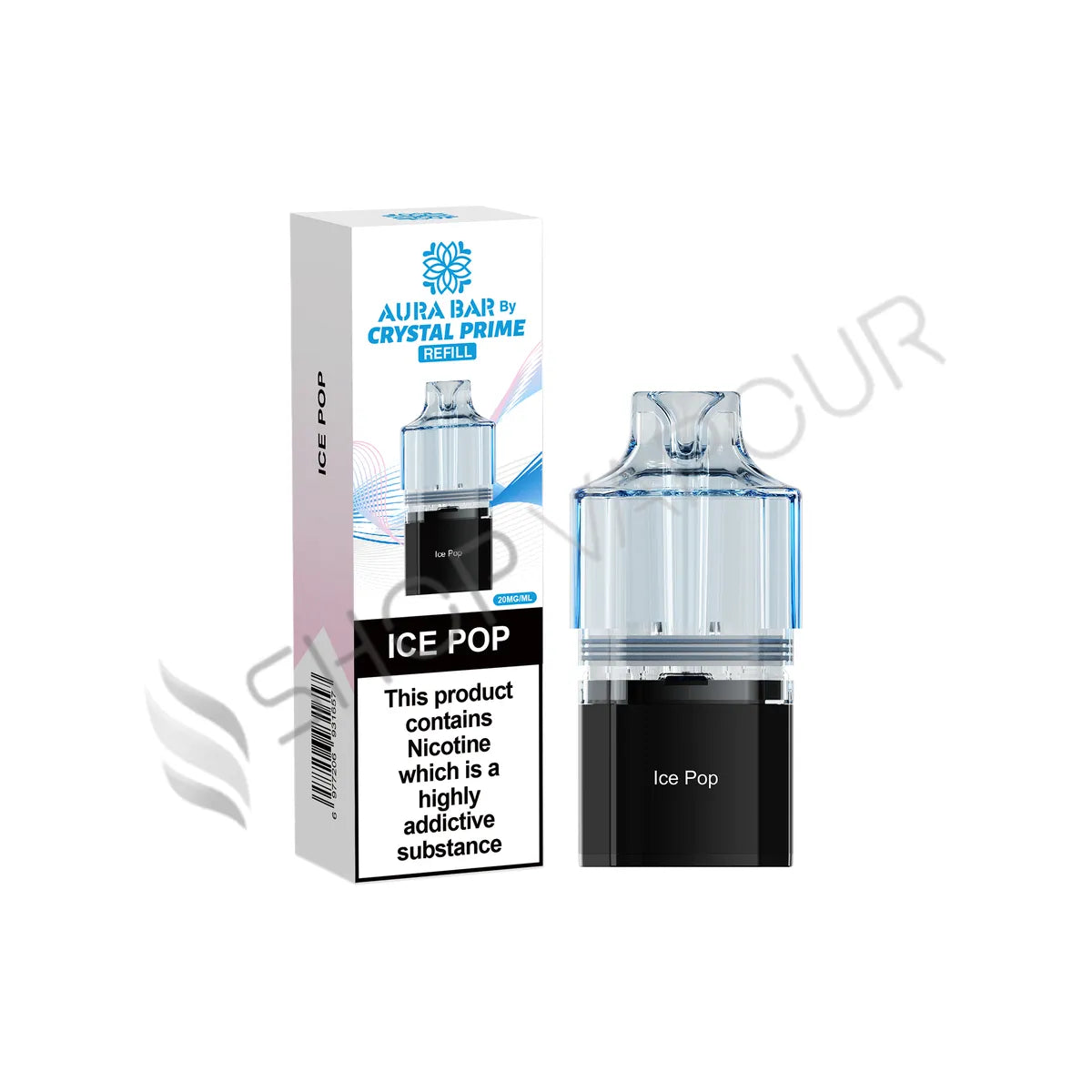 Ice Pop Aura Bar 10K Prefilled Pod & Refill by Crystal Prime