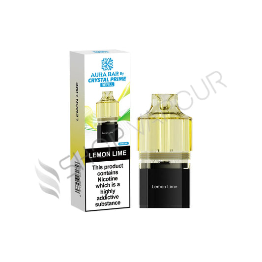 Lemon Lime Aura Bar 10K Prefilled Pod & Refill by Crystal Prime