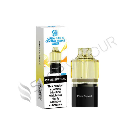Prime Special Aura Bar 10K Prefilled Pod & Refill by Crystal Prime