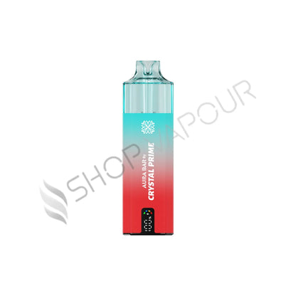 Crystal Prime Aura Bar 10k Prefilled Pod Kit - Blue Razz Cherry