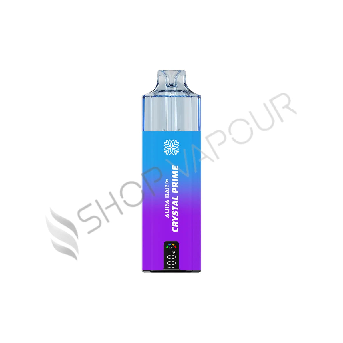 Crystal Prime Aura Bar 10k Prefilled Pod Kit - Blueberry Raspberry