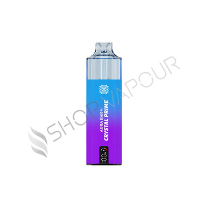 Crystal Prime Aura Bar 10k Prefilled Pod Kit - Blueberry Raspberry
