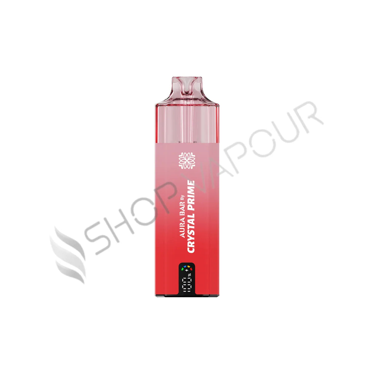 Crystal Prime Aura Bar 10k Prefilled Pod Kit - Strawberry Raspberry Cherry Ice