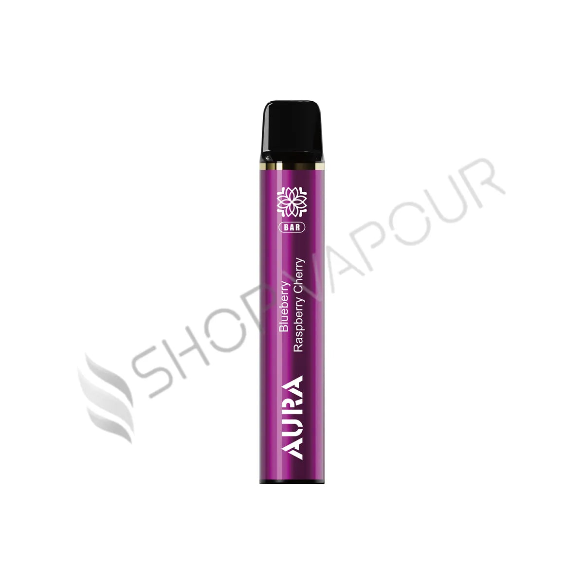 Crystal Prime Aura Bar 600 Puffs Disposable Vape - Pack of 10 - Blueberry Raspberry Cherry