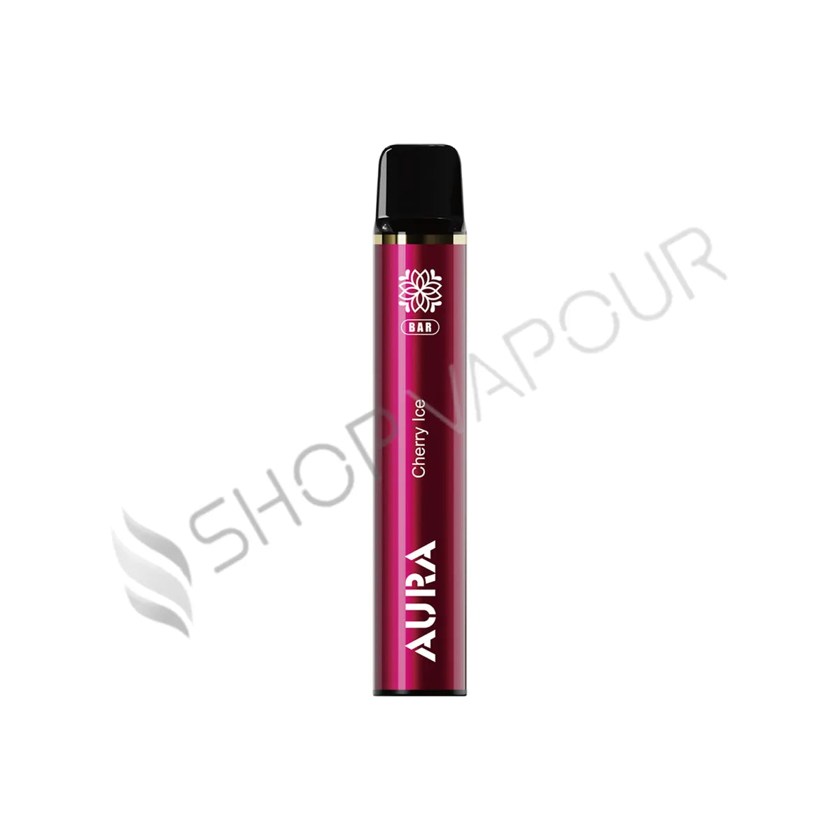 Crystal Prime Aura Bar 600 Puffs Disposable Vape - Pack of 10 - Cherry Ice