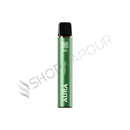 Crystal Prime Aura Bar 600 Puffs Disposable Vape - Pack of 10 - Fresh Mint