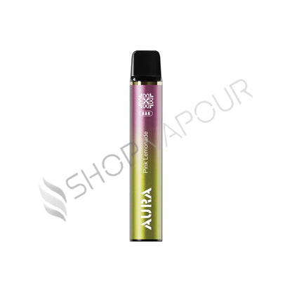 Crystal Prime Aura Bar 600 Puffs Disposable Vape - Pack of 10 - Pink Lemonade