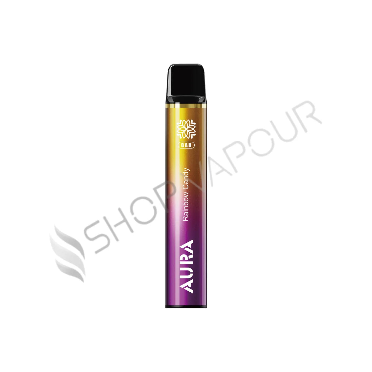 Crystal Prime Aura Bar 600 Puffs Disposable Vape - Pack of 10 - Rainbow Candy