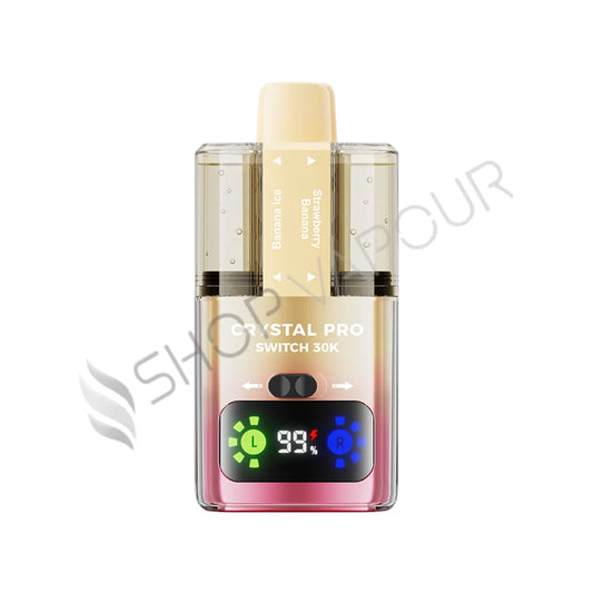 Crystal Pro Switch 30K Prefilled Pod Kit - Banana Ice / Strawberry Banana