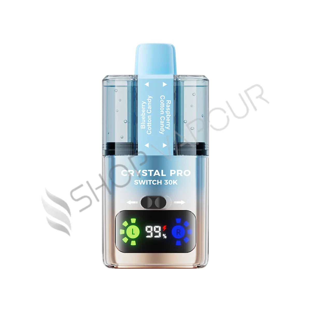 Crystal Pro Switch 30K Prefilled Pod Kit - Blueberry Cotton Candy / Raspberry Cotton Candy