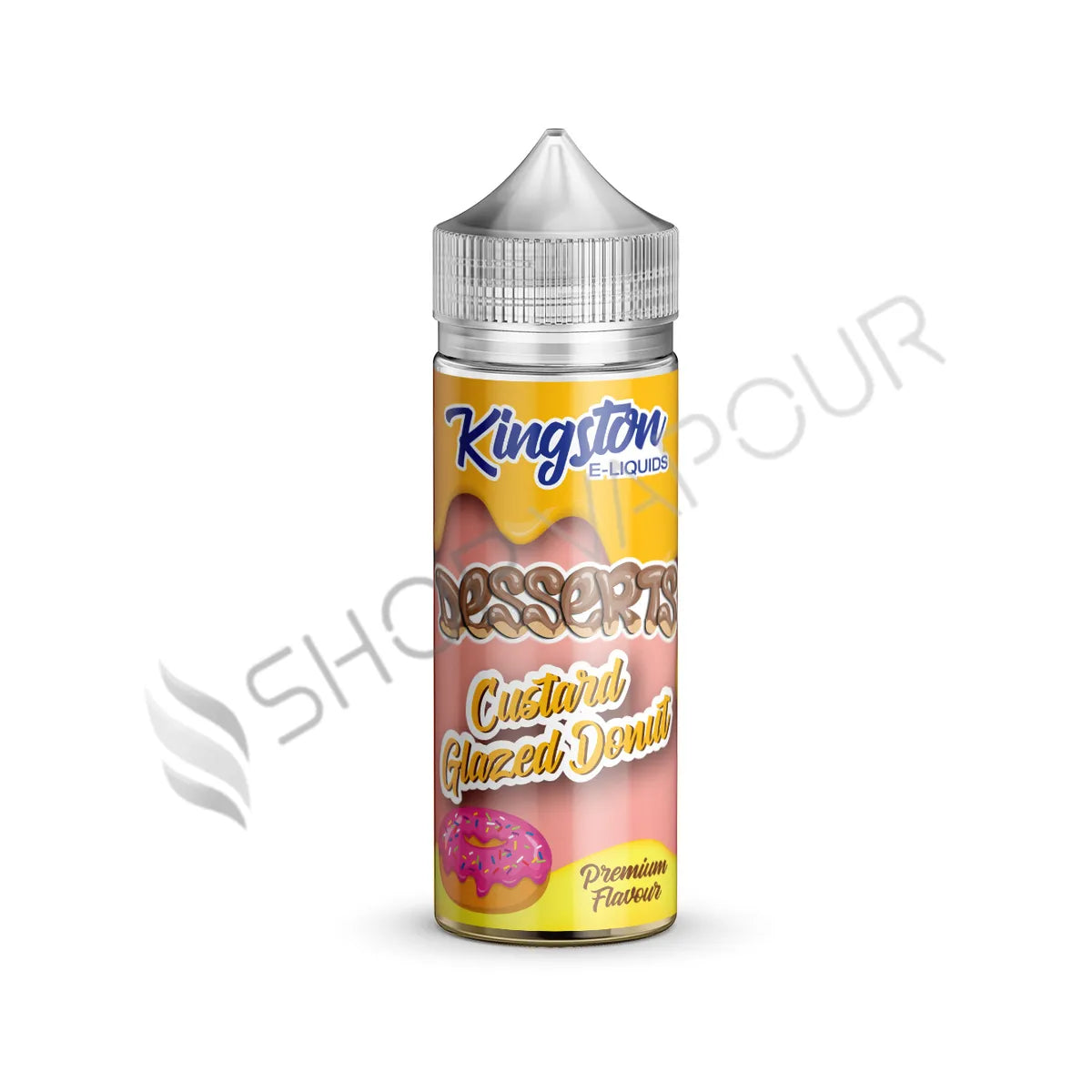 Custard Glazed Donut 100ml Shortfill E-Liquid by Kingston Desserts
