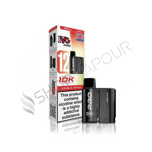 Double Apple Pro 12 Prefilled Pod & Refill by IVG