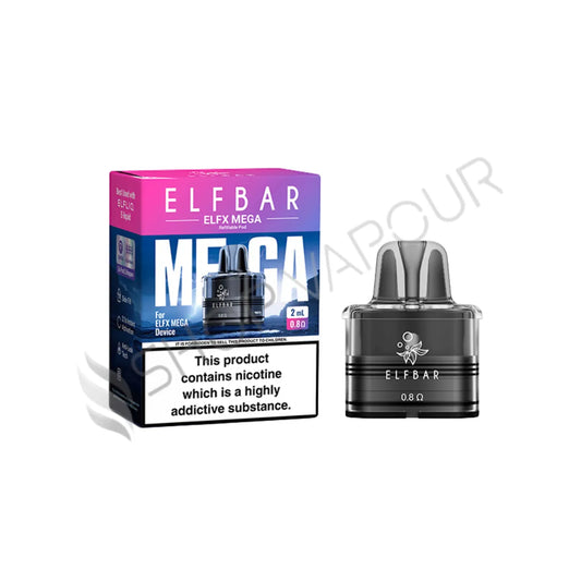 Elf Bar Elfx Mega Replacement Pods - 0.8 Ohms