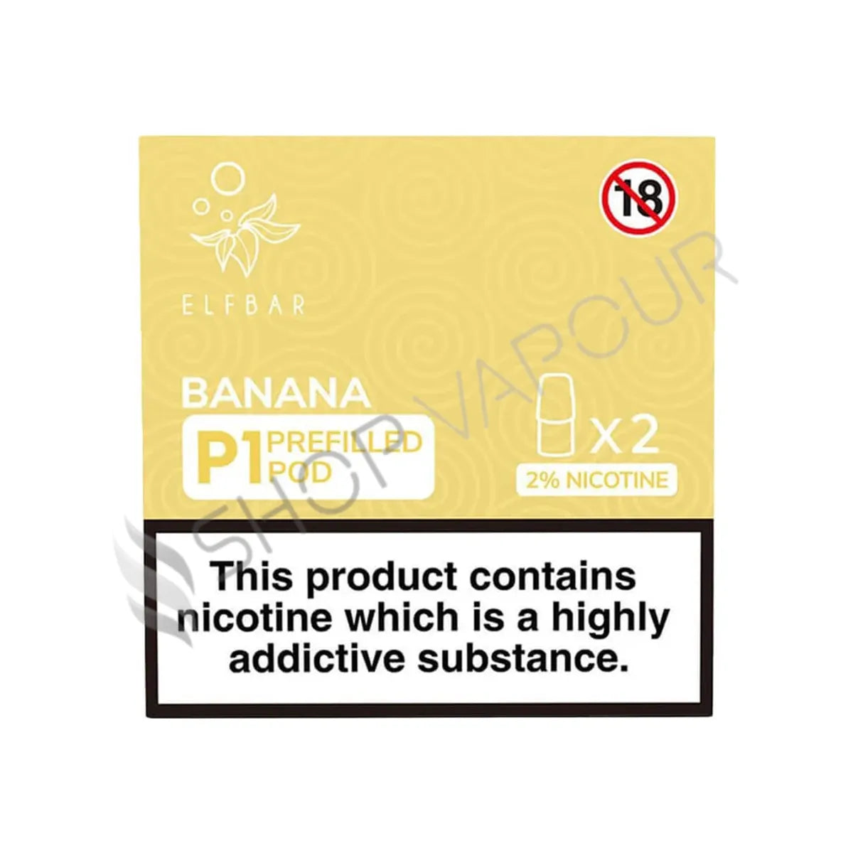 Elf Bar Mate P1 Prefilled Vape Pods - Banana