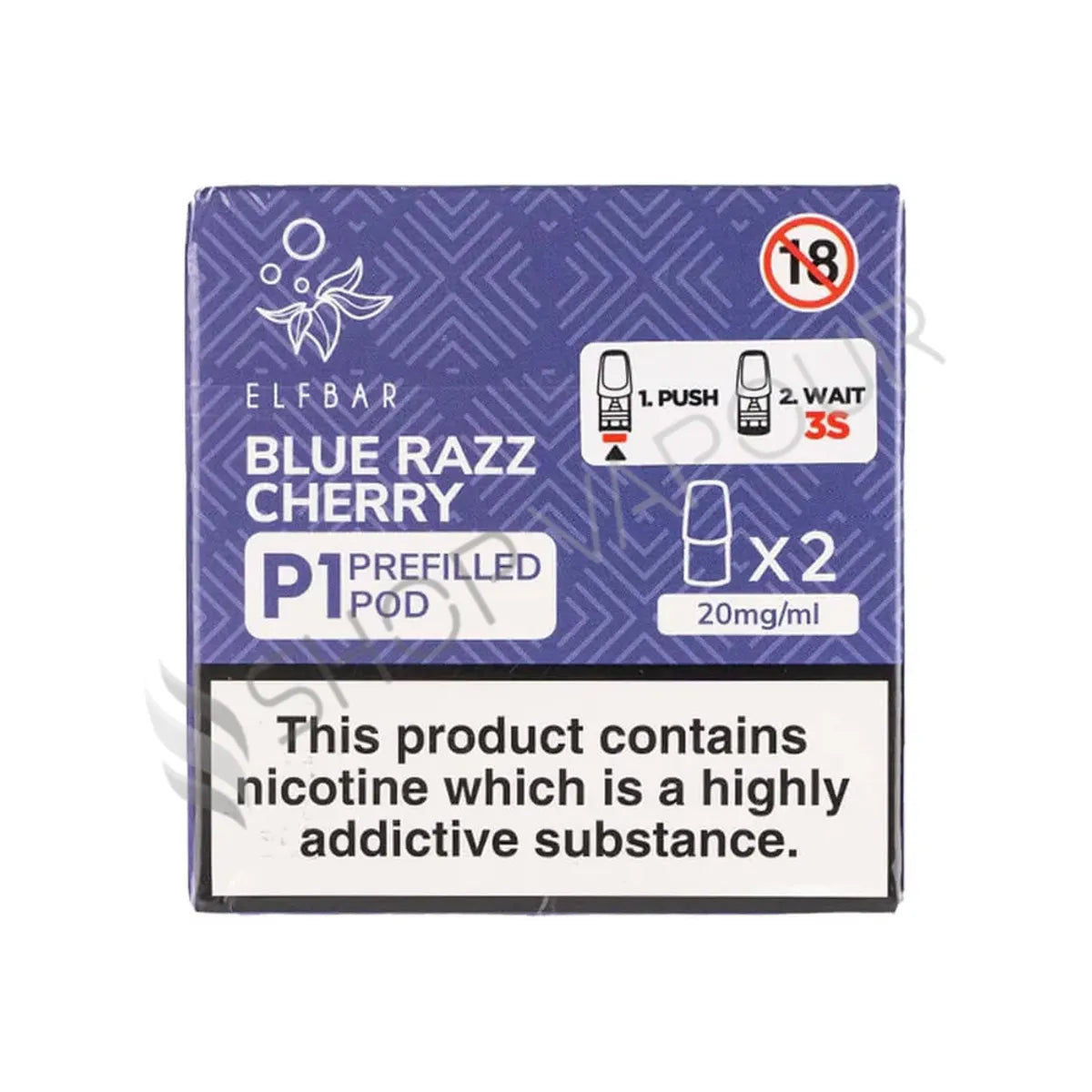Elf Bar Mate P1 Prefilled Vape Pods - Blue Razz Cherry