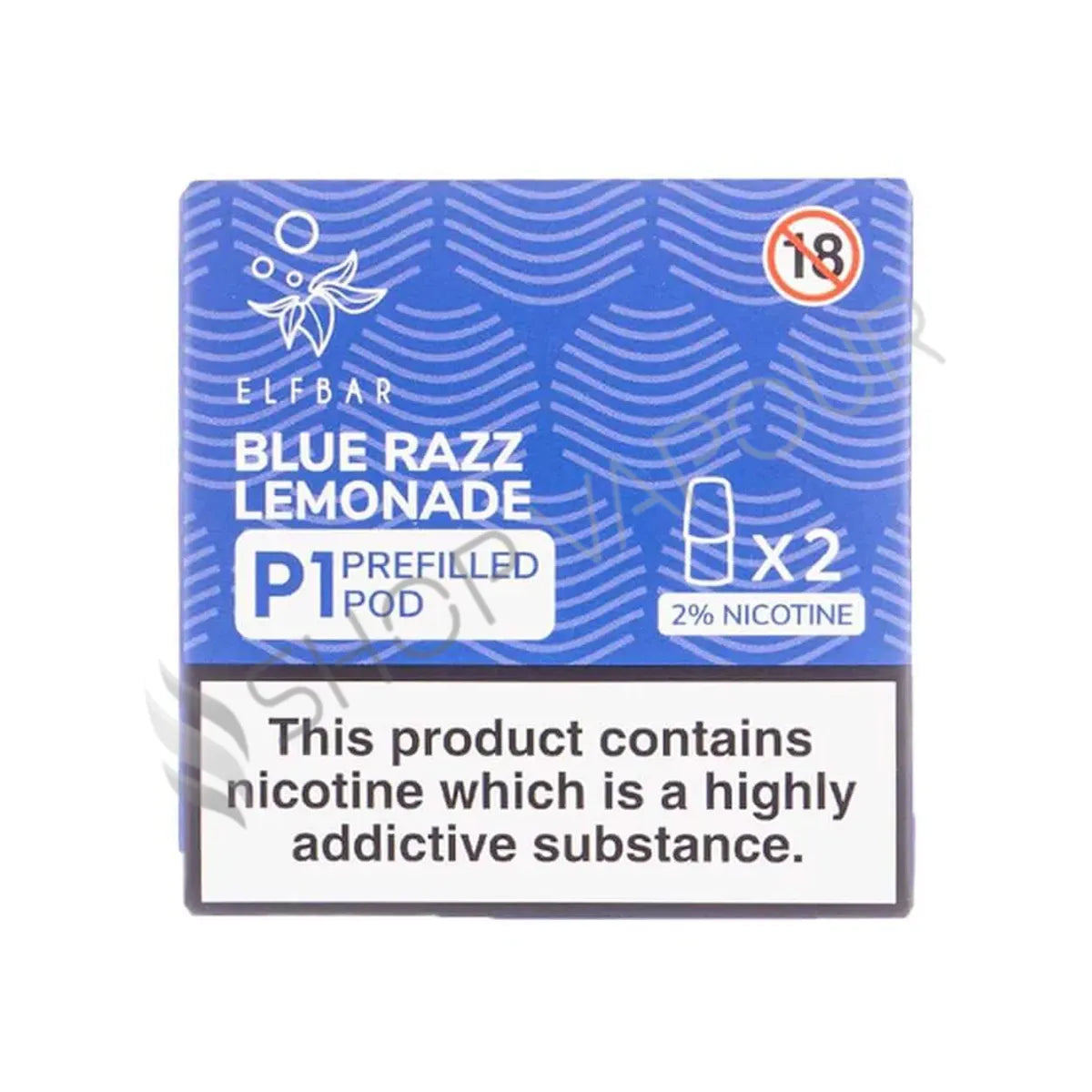 Elf Bar Mate P1 Prefilled Vape Pods - Blue Razz Lemonade