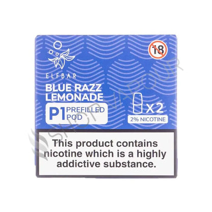 Elf Bar Mate P1 Prefilled Vape Pods - Blue Razz Lemonade
