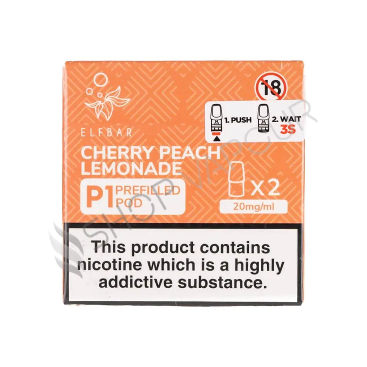 Elf Bar Mate P1 Prefilled Vape Pods - Cherry Peach Lemonade