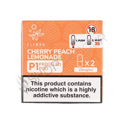 Elf Bar Mate P1 Prefilled Vape Pods - Cherry Peach Lemonade