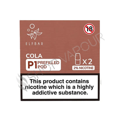 Elf Bar Mate P1 Prefilled Vape Pods - Cola