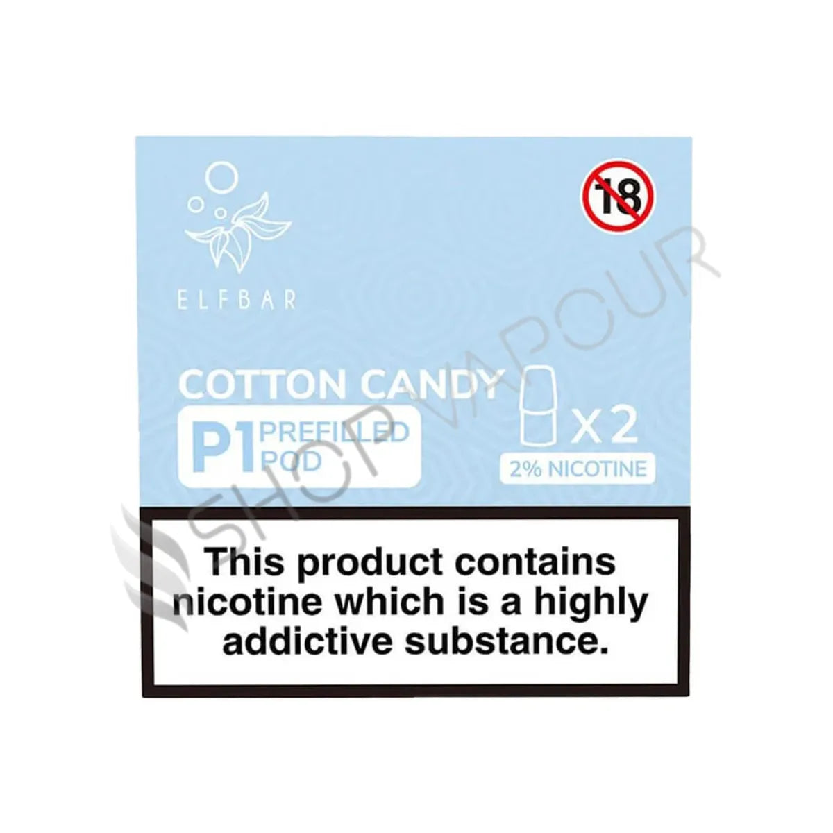 Elf Bar Mate P1 Prefilled Vape Pods - Cotton Candy