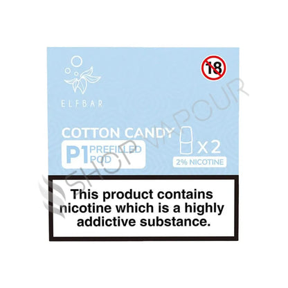 Elf Bar Mate P1 Prefilled Vape Pods - Cotton Candy